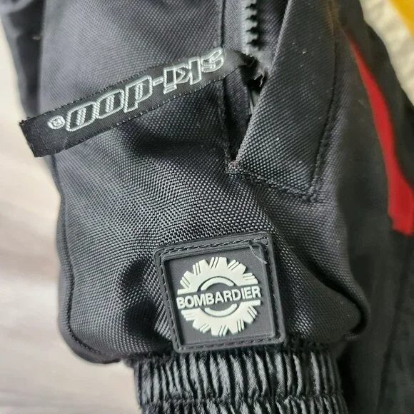 Vintage 90s Y2K Ski-doo Jacket Snowmobile Bombardier Bomber Racing Coat Size M